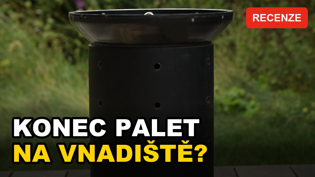 VIDEO: Vnadicí válec = konec palet a pneumatik na vnadišti?