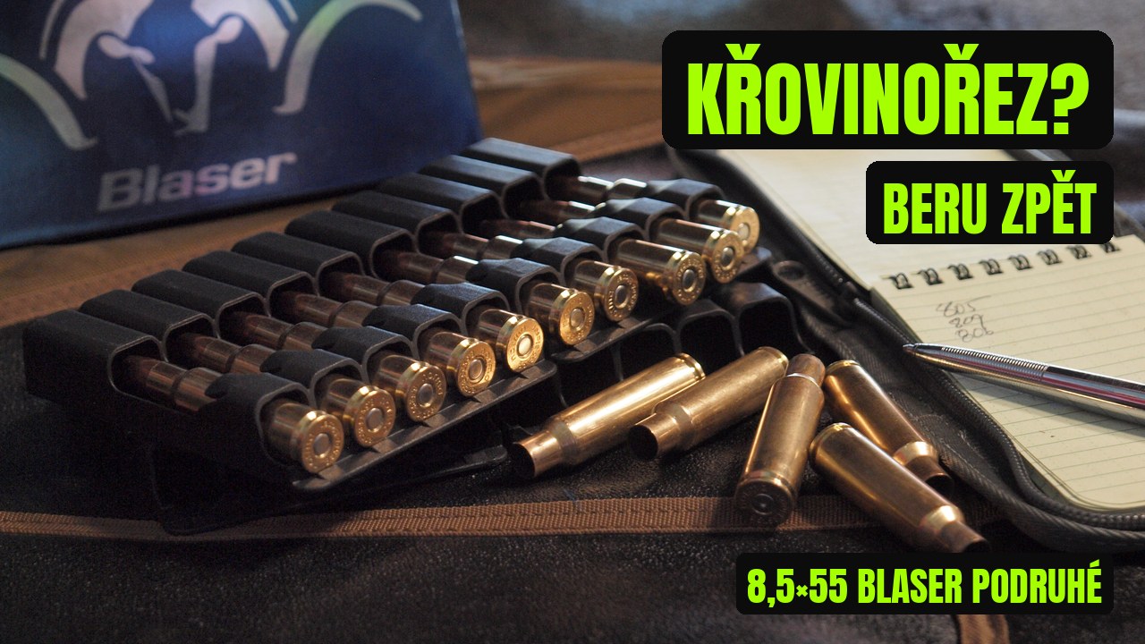 8,5×55 Blaser: specialista na krátké hlavně, podruhé a střízlivěji