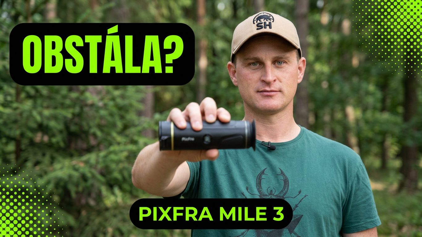 Pixfra Mile 3 recenze: termovize, kterou ovládáte jedním prstem
