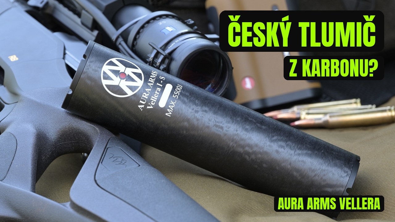České karbonové tlumiče Vellera: test na 7 mm Rem. Mag. i malorážce