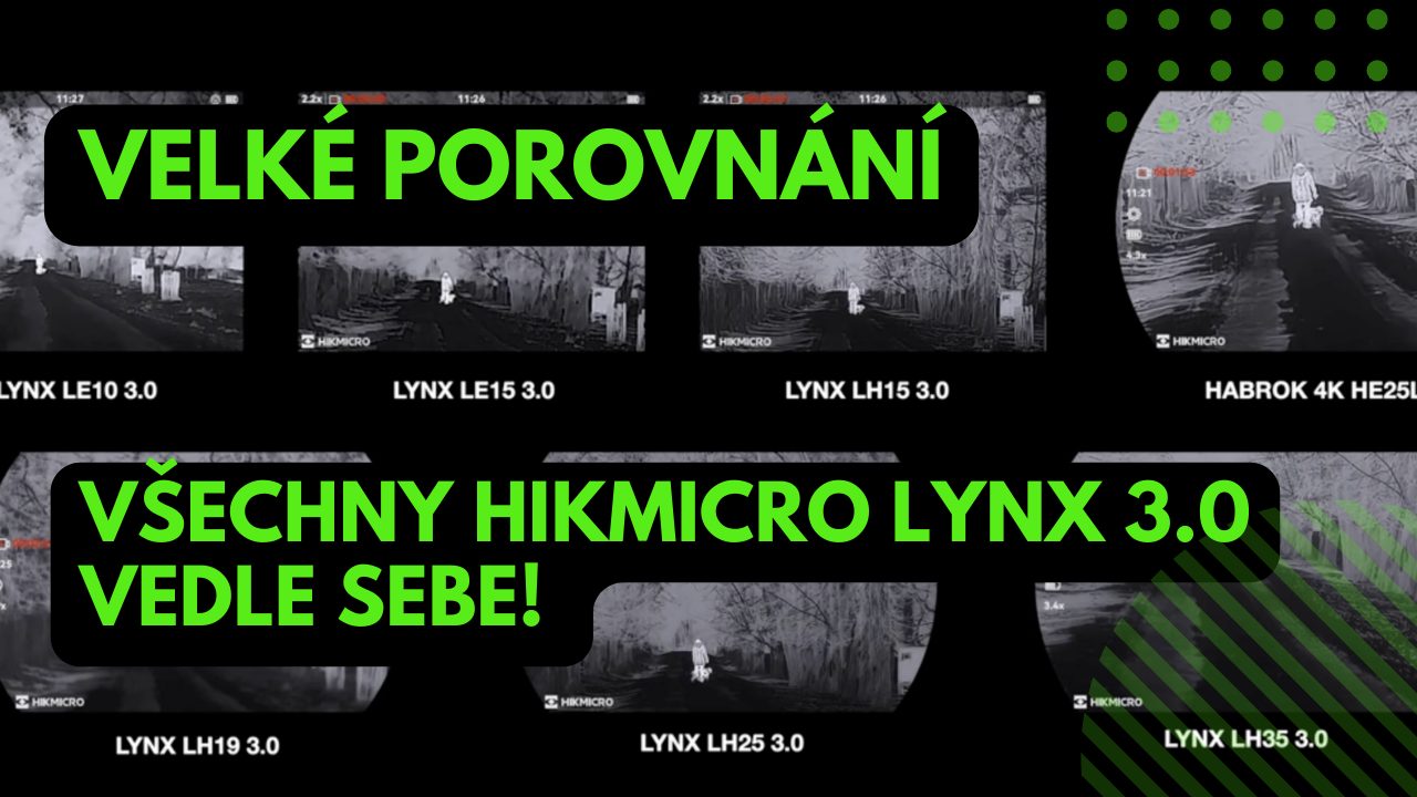 Jak to kouká? Porovnání nahrávek LYNX 3.0